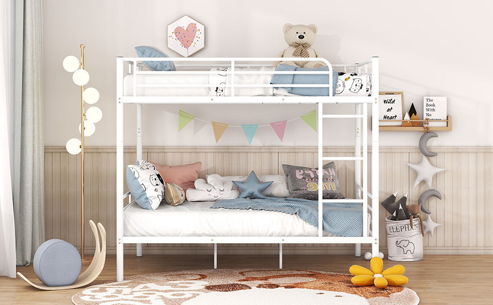 Steel Construction Bunk Bed - The Sleep Loft - Online Mattress Showroom NYC