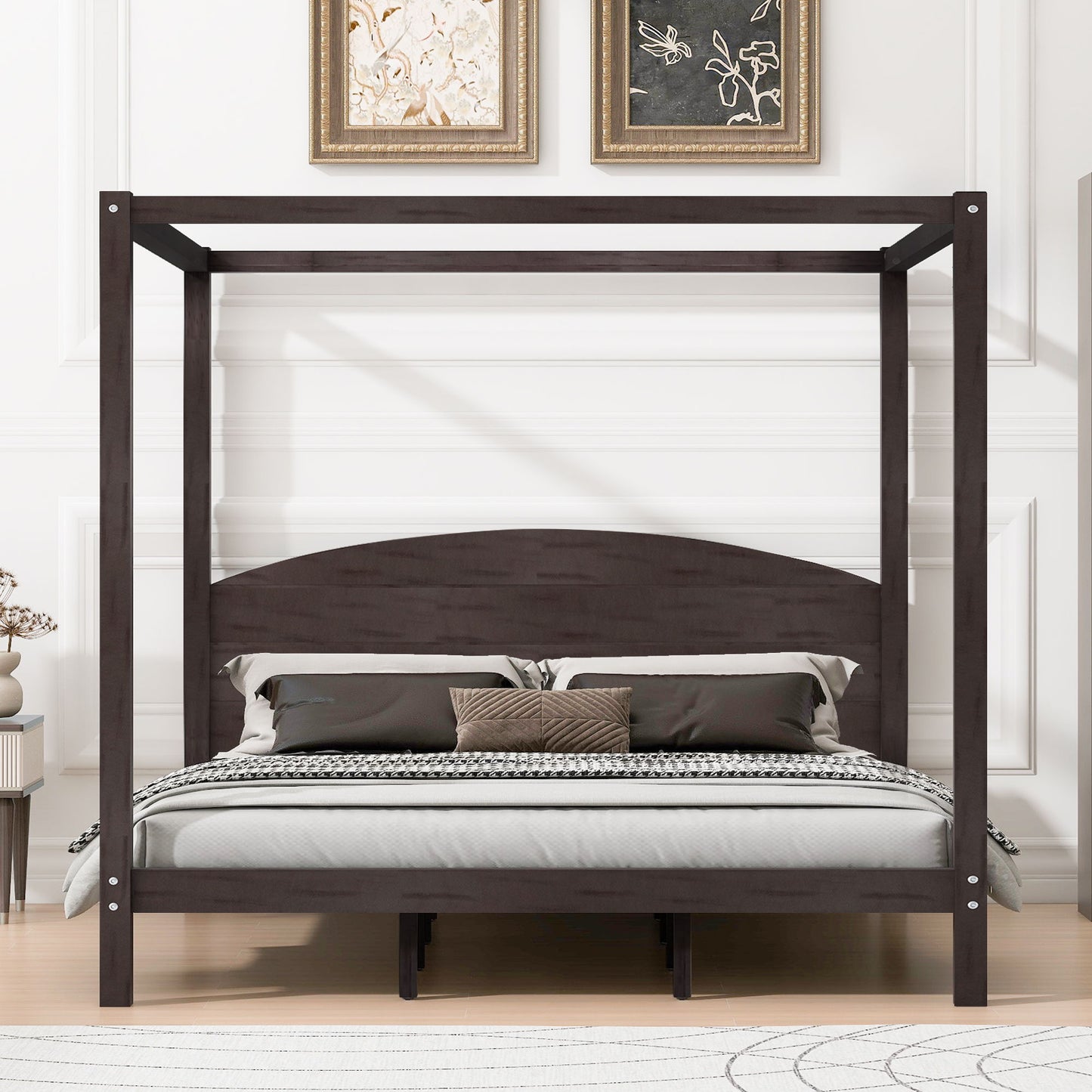 anopy Platform Bed With Headboard And Support Legs - The Sleep Loft - Online Mattress Showroom NYC