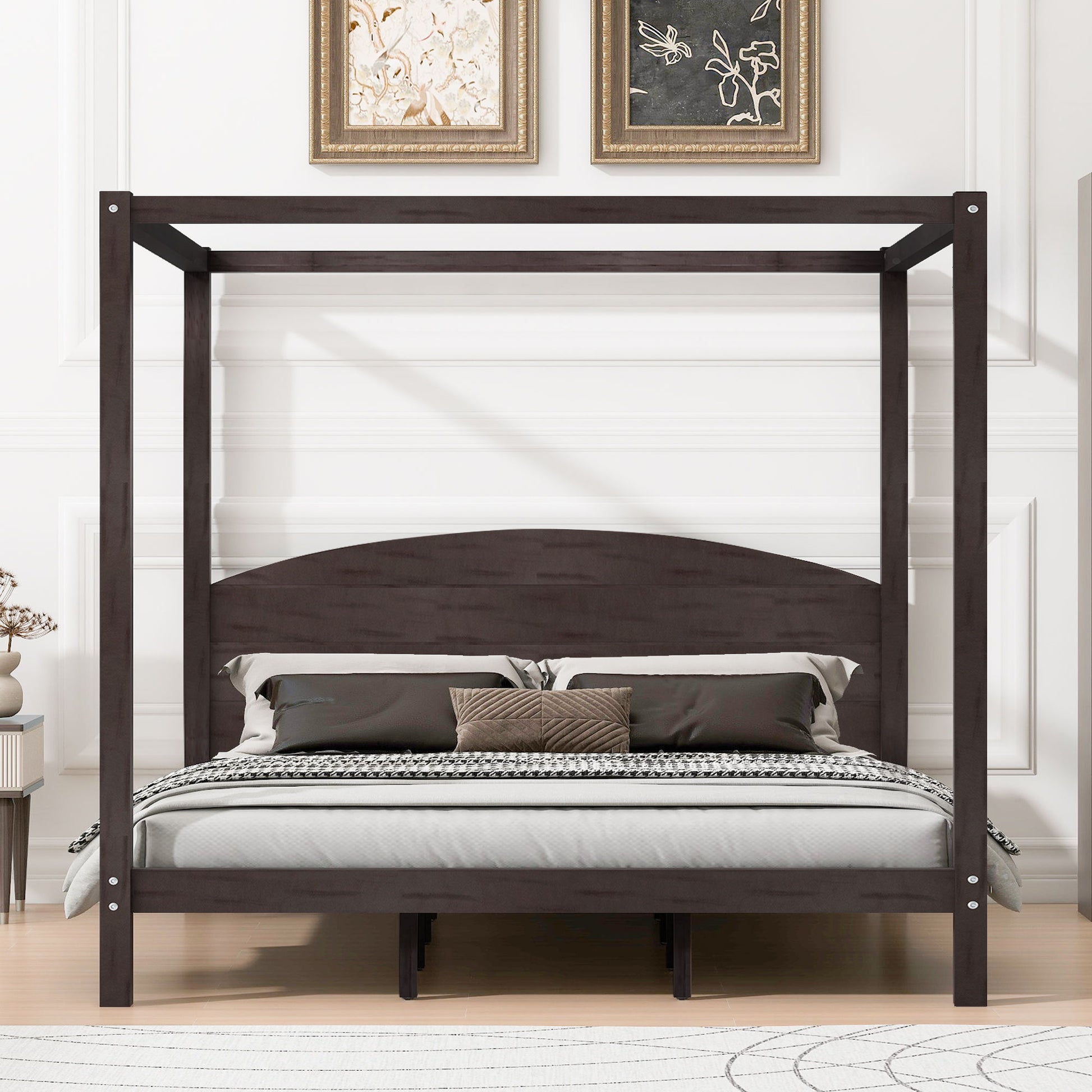 anopy Platform Bed With Headboard And Support Legs - The Sleep Loft - Online Mattress Showroom NYC