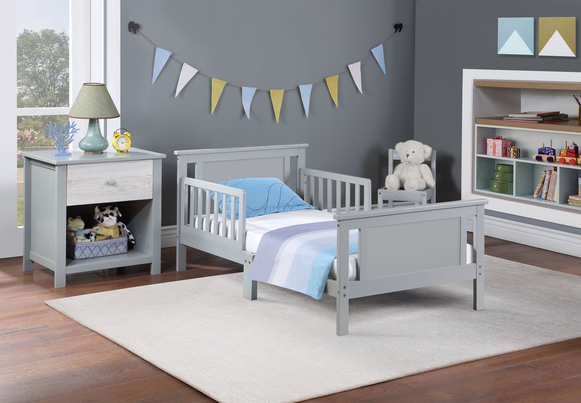 Connelly - Reversible Panel Toddler Bed - The Sleep Loft - Online Mattress Showroom NYC