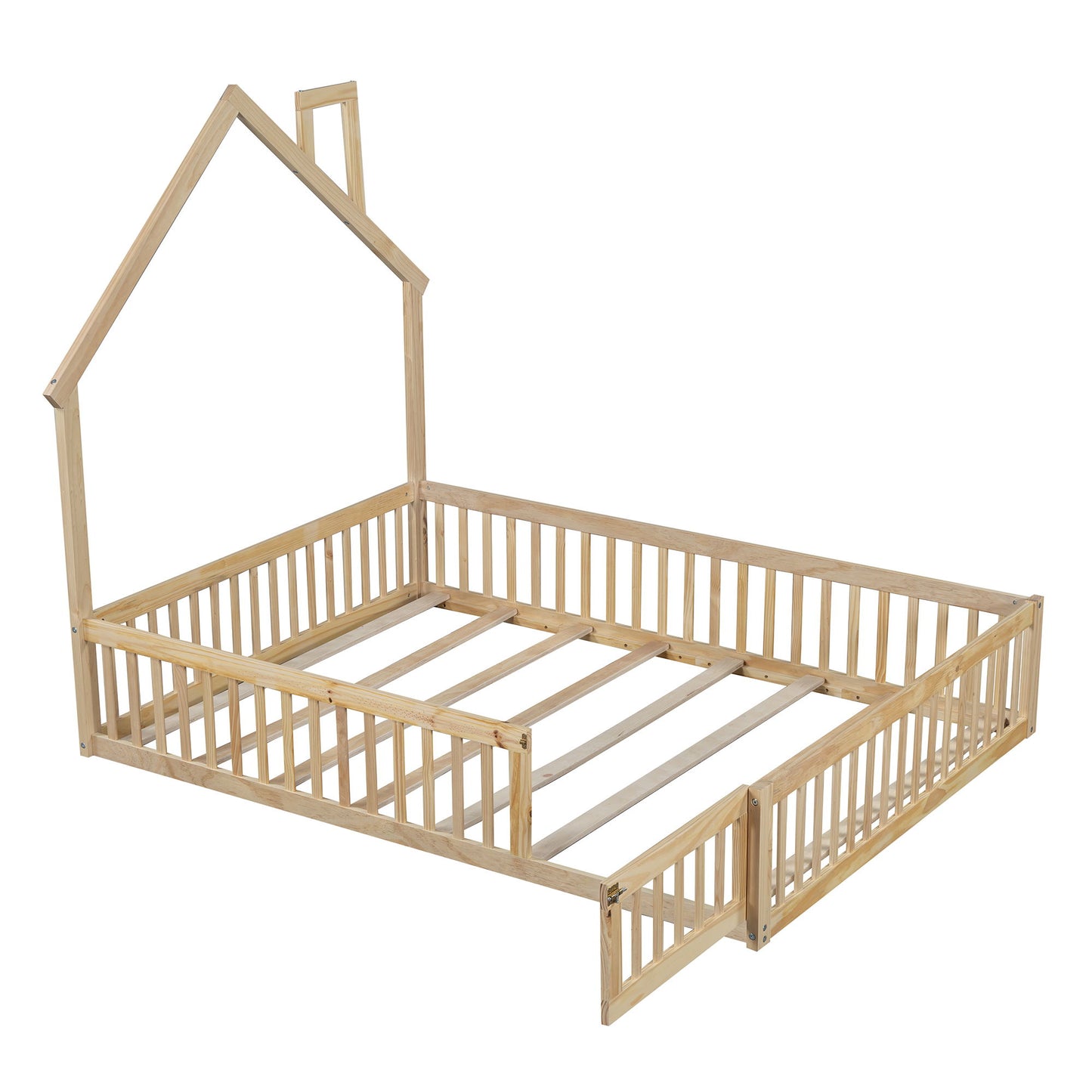 House Platform Bed With Guardrail - The Sleep Loft - Online Mattress Showroom NYC