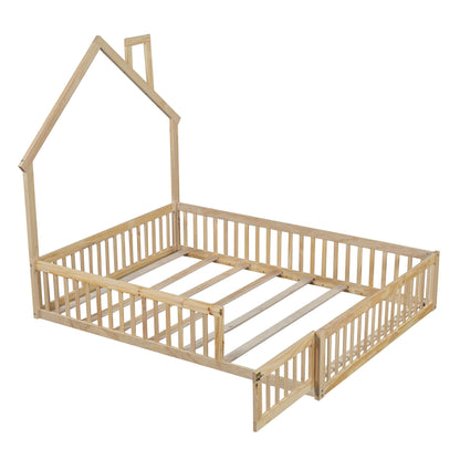 House Platform Bed With Guardrail - The Sleep Loft - Online Mattress Showroom NYC