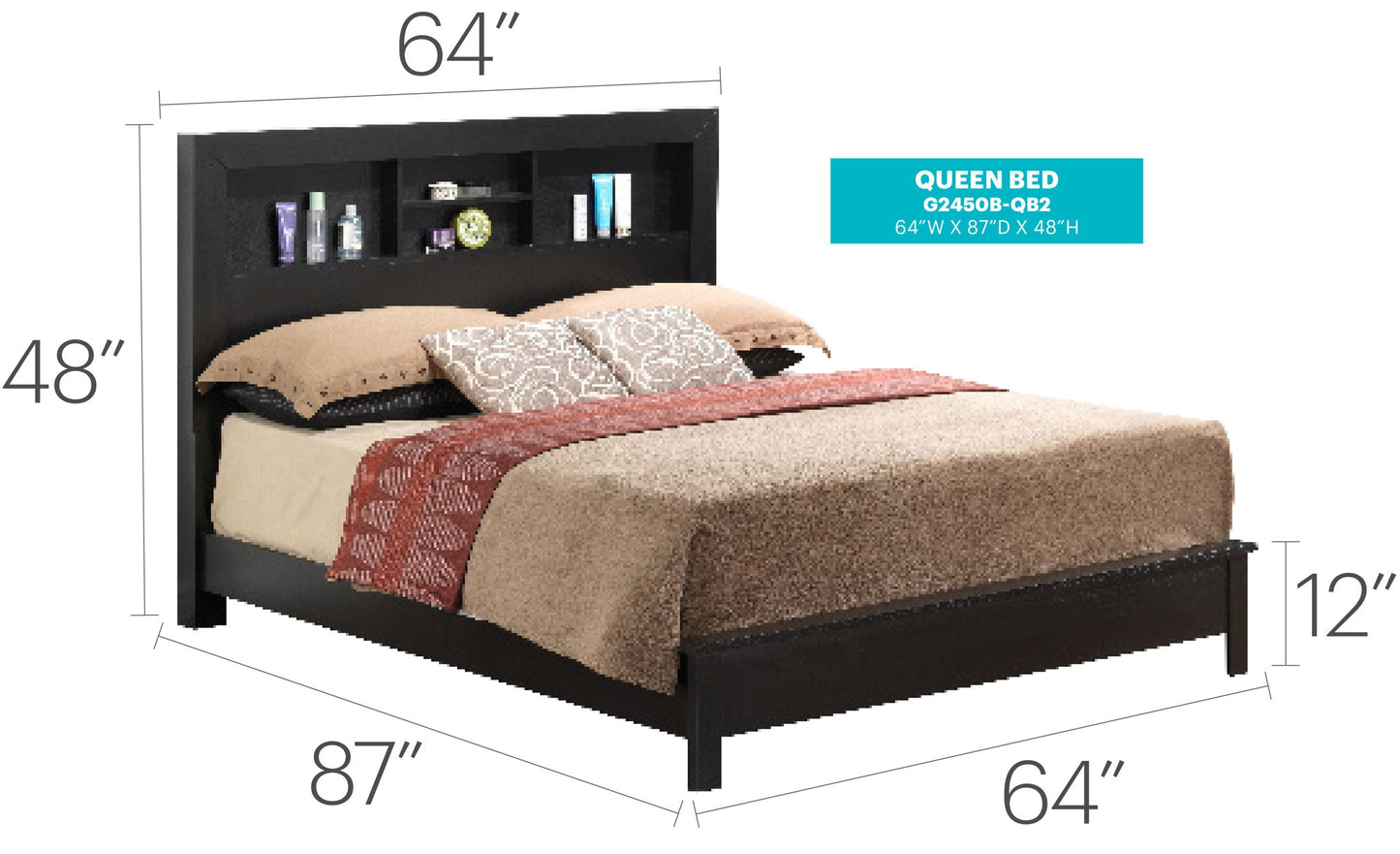 Bed With Transitional Design Stylish - The Sleep Loft - Online Mattress Showroom NYC