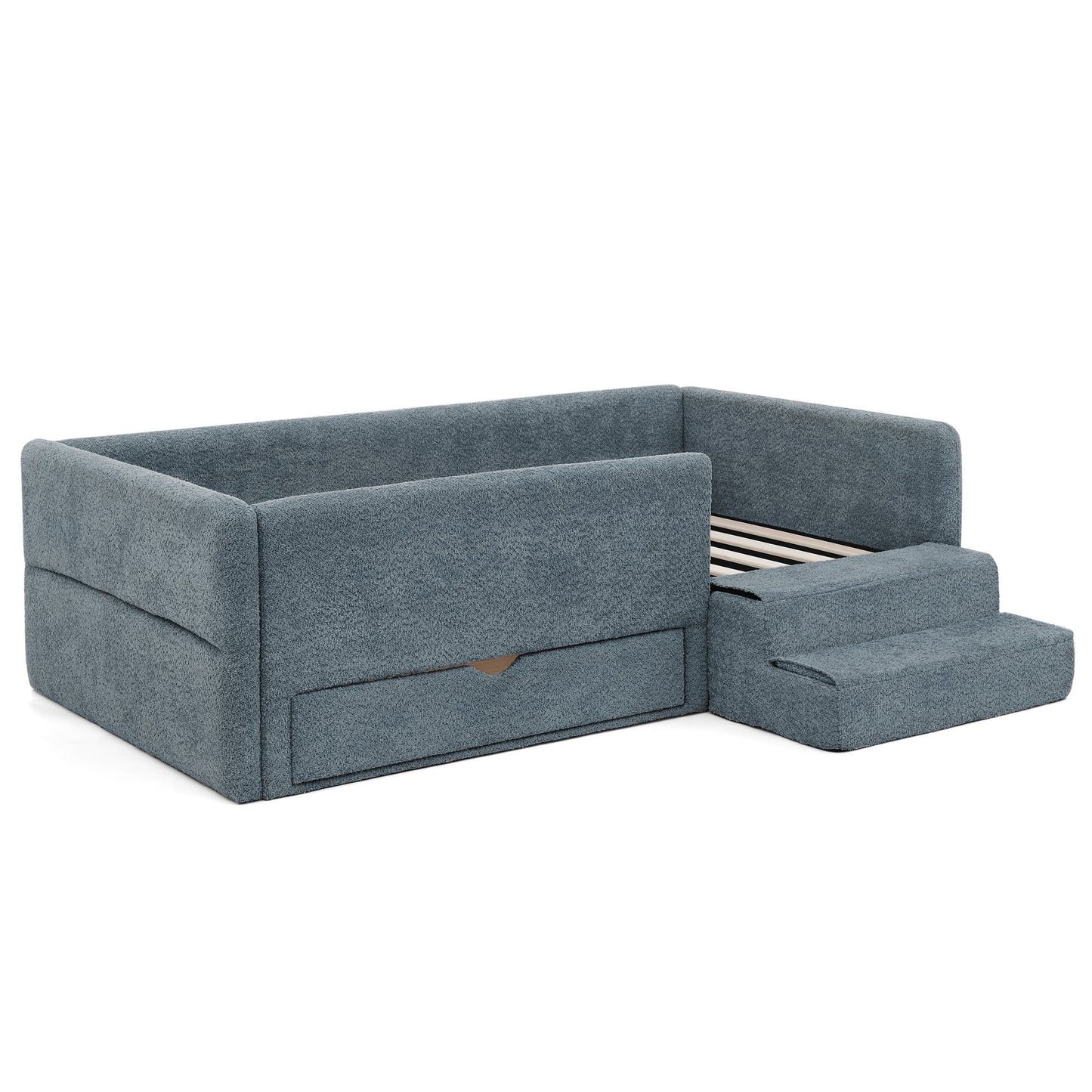 Safe Kids Bed With Guardrails And Storage - The Sleep Loft - Online Mattress Showroom NYC