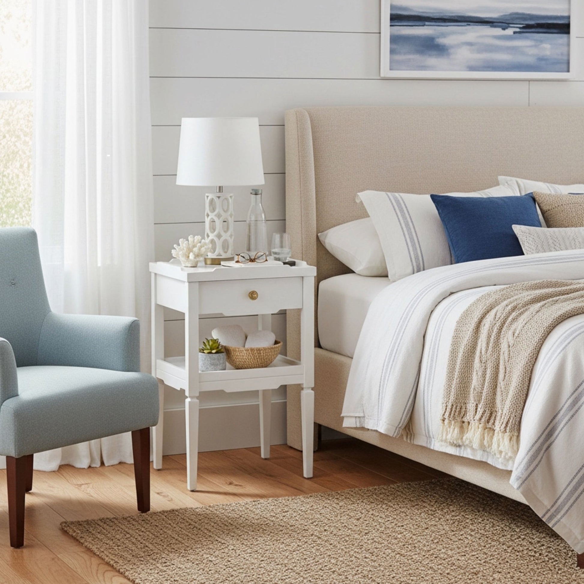 Foley - 1 Drawer Nightstand - The Sleep Loft - Online Mattress Showroom NYC