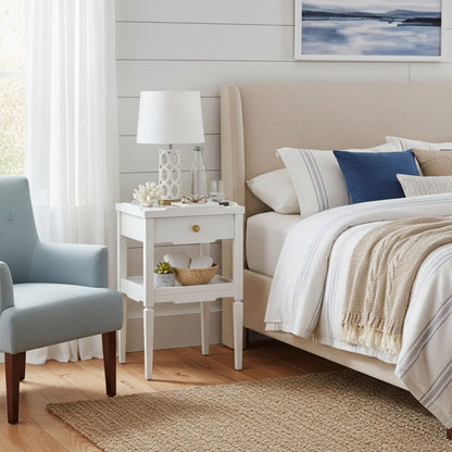 Foley - 1 Drawer Nightstand - The Sleep Loft - Online Mattress Showroom NYC