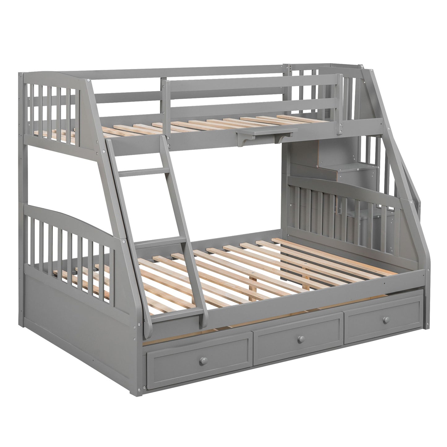 Bunk Bed With Drawers, Ladder And Storage Staircase - The Sleep Loft - Online Mattress Showroom NYC