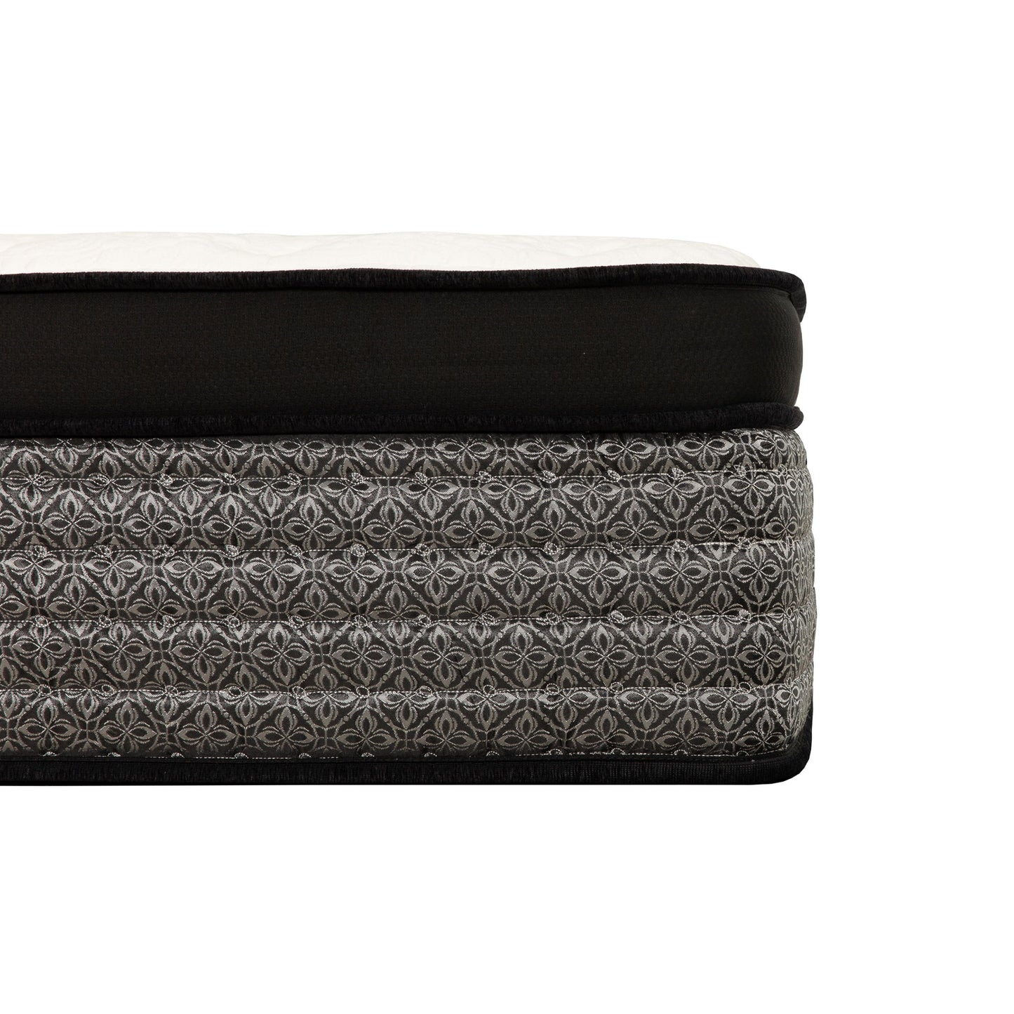 Premium 16" Queen Size Hybrid Mattress In A Box Plush Gel Memory Foam Top With Cooling Technology - Gray / White - The Sleep Loft - Online Mattress Showroom NYC