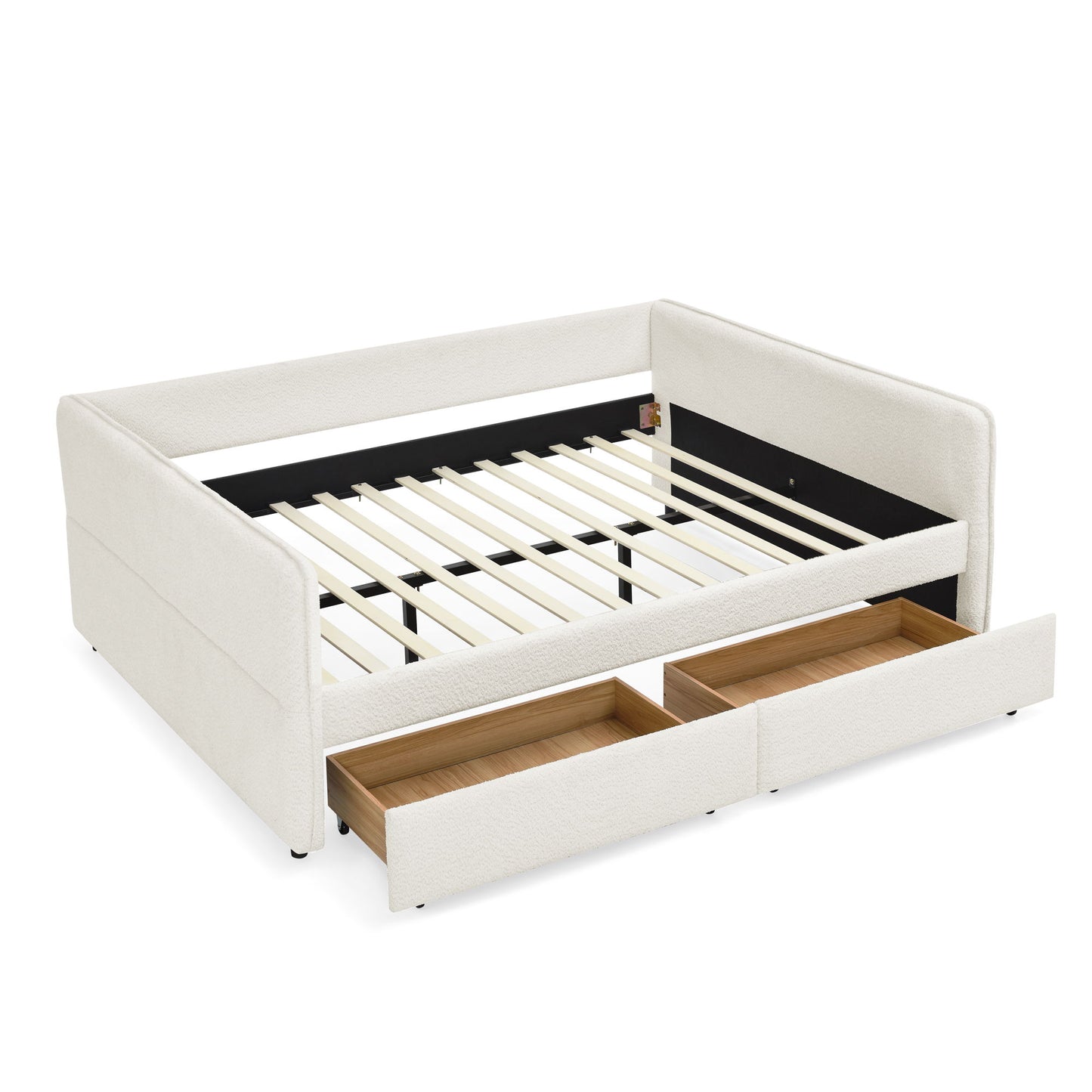Upholstered Daybed & 2 Drawers - The Sleep Loft - Online Mattress Showroom NYC