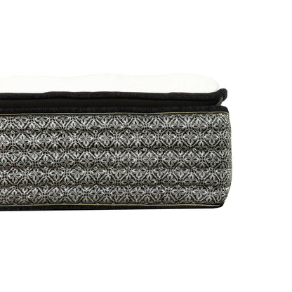 Premium 14" Queen Size Hybrid Mattress In A Box Plush Gel Memory Foam Top With Cooling Technology - Gray / White - The Sleep Loft - Online Mattress Showroom NYC