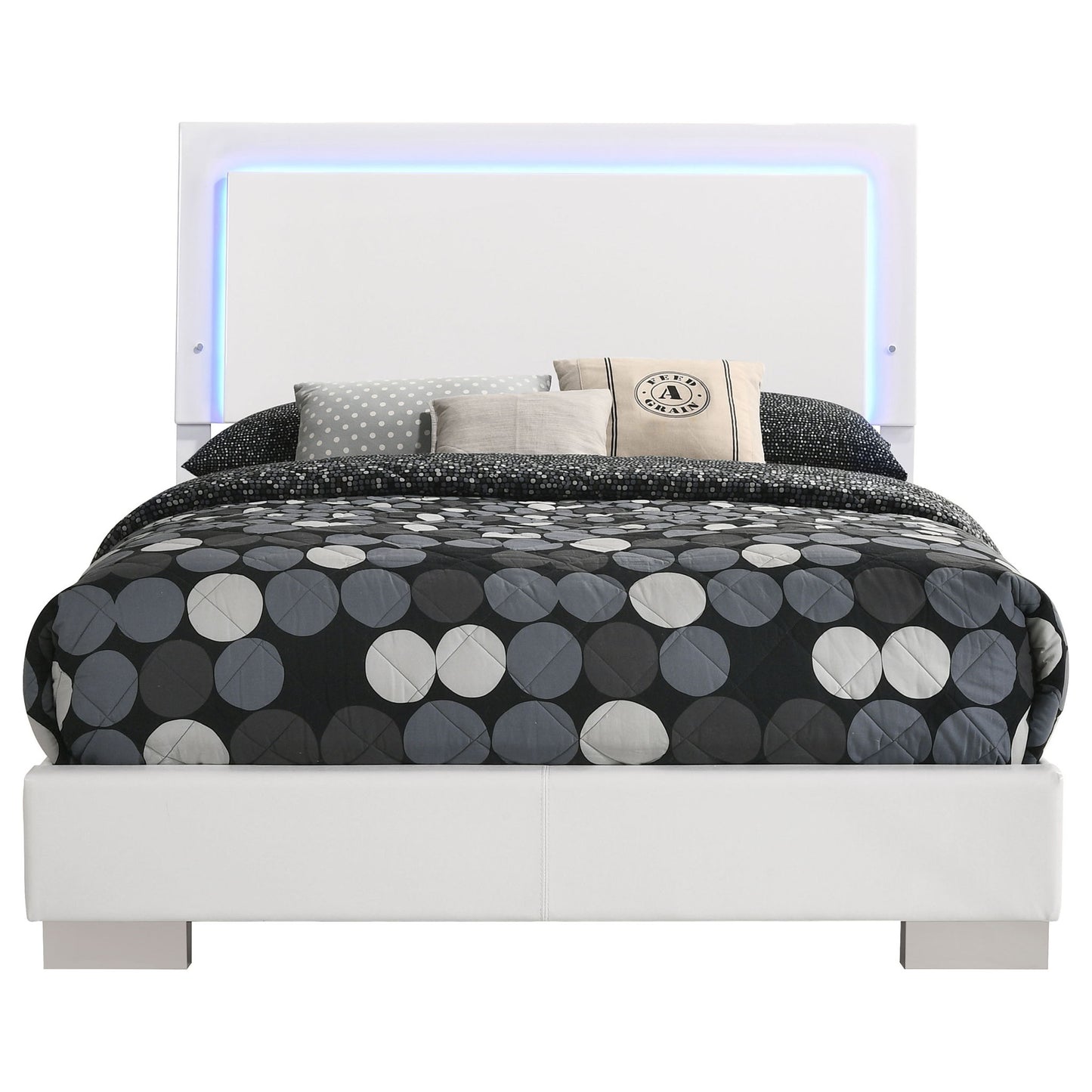 Felicity - LED Panel Bed With Built In Lighting - The Sleep Loft - Online Mattress Showroom NYC