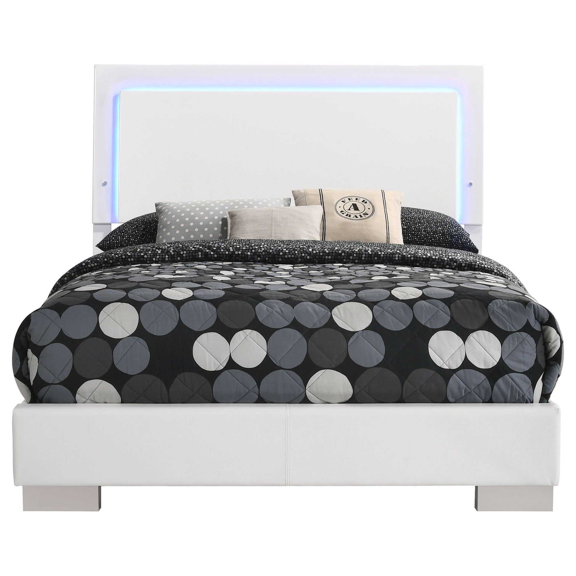 Felicity - LED Panel Bed With Built In Lighting - The Sleep Loft - Online Mattress Showroom NYC