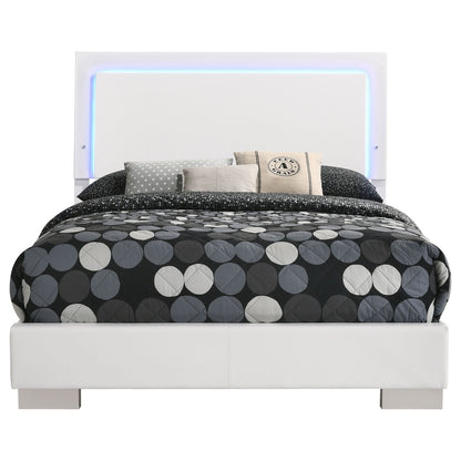 Felicity - LED Panel Bed With Built In Lighting - The Sleep Loft - Online Mattress Showroom NYC