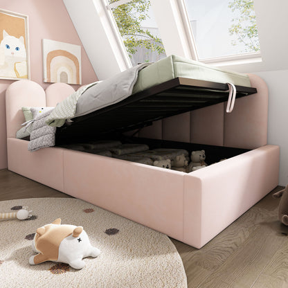 Upholstered Daybed With Metal Slatted Base - The Sleep Loft - Online Mattress Showroom NYC