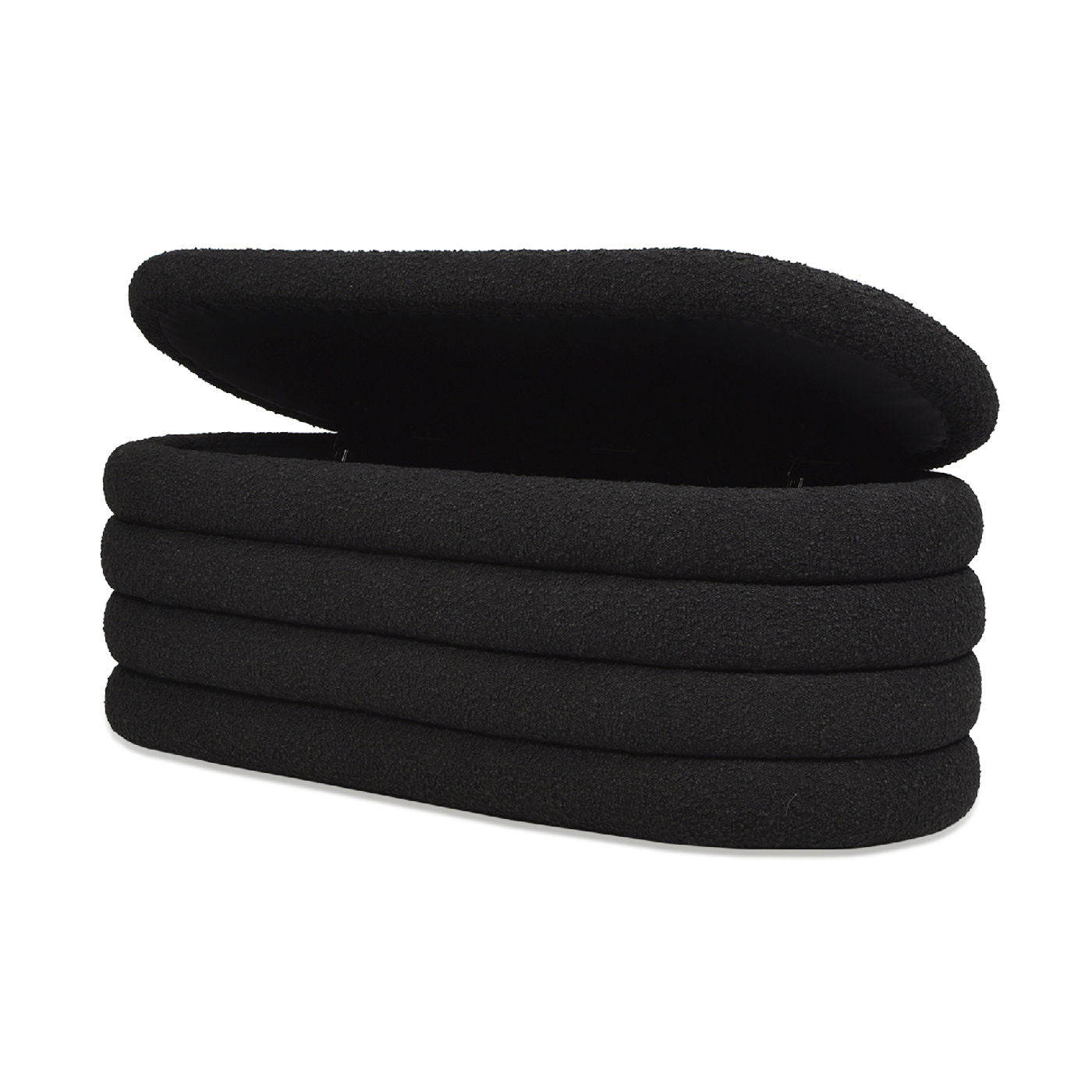 Fuji - Upholstered Oval Storage Bench - The Sleep Loft - Online Mattress Showroom NYC