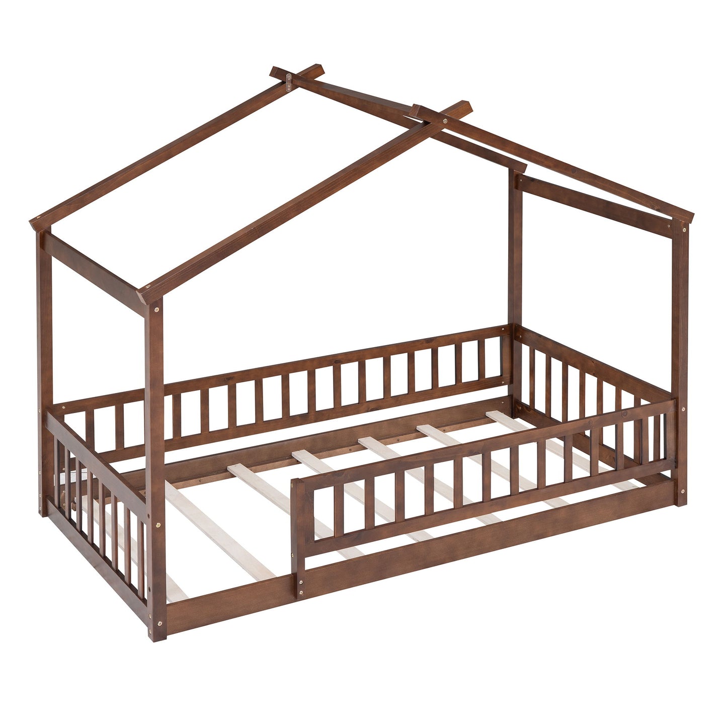 Bed House Bed Frame With Fence - The Sleep Loft - Online Mattress Showroom NYC