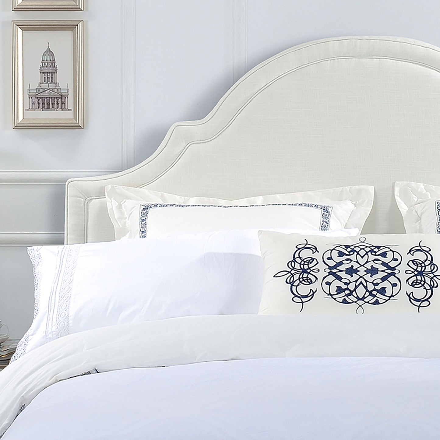 Catherine - Luxurious Comfort Upholstered Headboard - The Sleep Loft - Online Mattress Showroom NYC