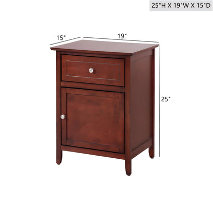 1 Drawer / 1 Door Nightstand - The Sleep Loft - Online Mattress Showroom NYC