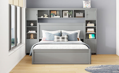 Bed With All In One Cabinet, Shelf And Sockets, Twin Long Trundle - The Sleep Loft - Online Mattress Showroom NYC