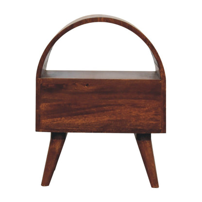 Dome Bedside Table - Brown - The Sleep Loft - Online Mattress Showroom NYC