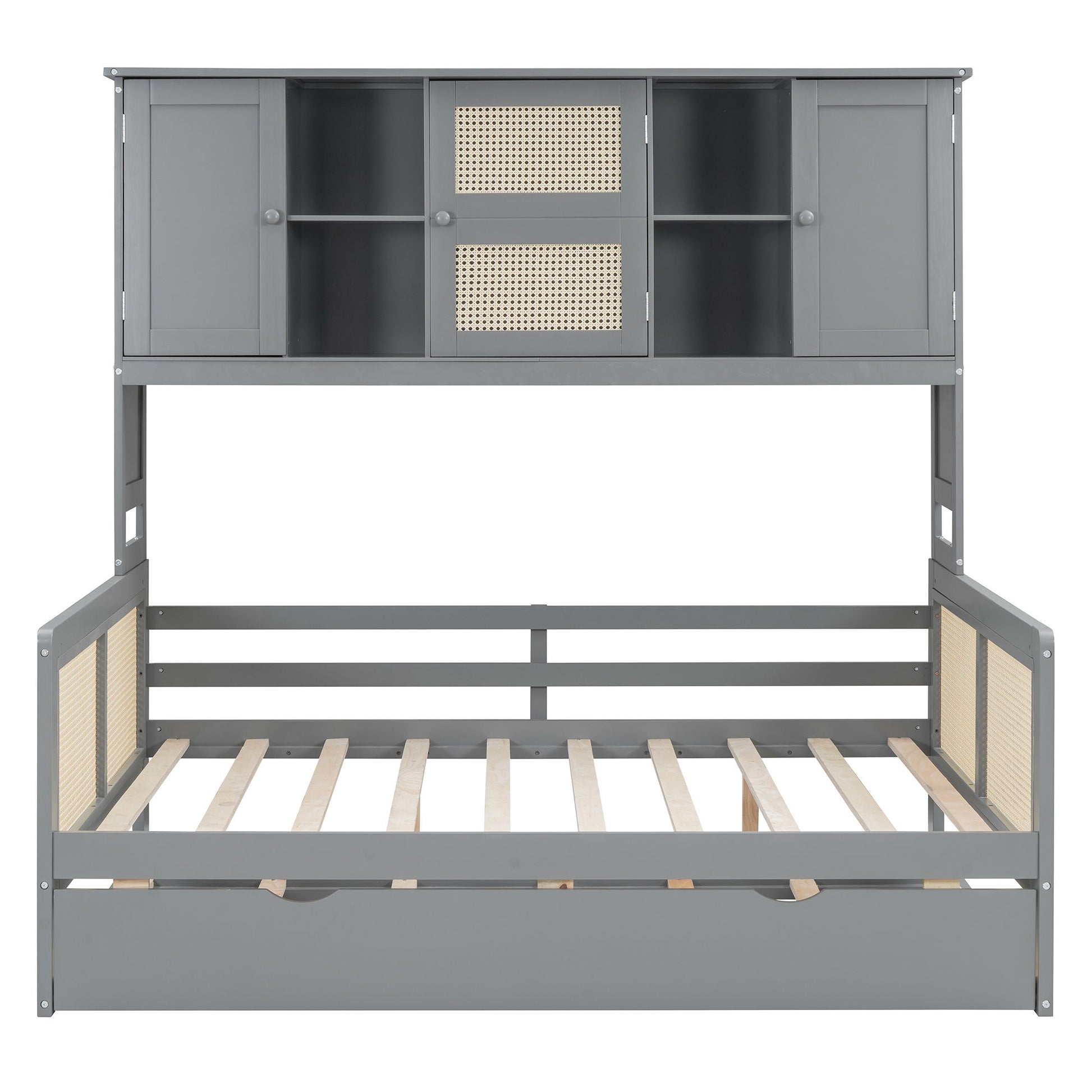 Daybed And All In One Cabinet And Shelf - The Sleep Loft - Online Mattress Showroom NYC