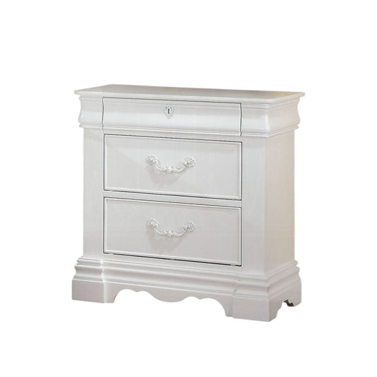 Estrella - Nightstand - White - The Sleep Loft - Online Mattress Showroom NYC
