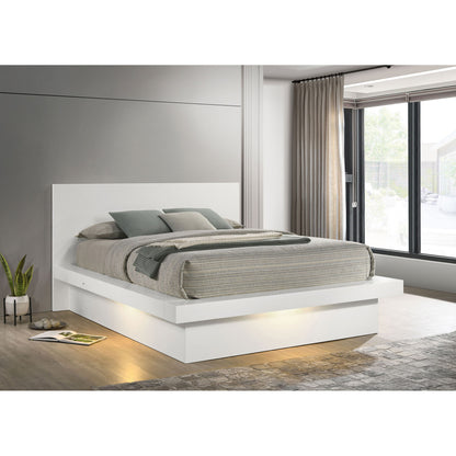 Tokyo - LED Panel Bed With Structured Headboard - The Sleep Loft - Online Mattress Showroom NYC