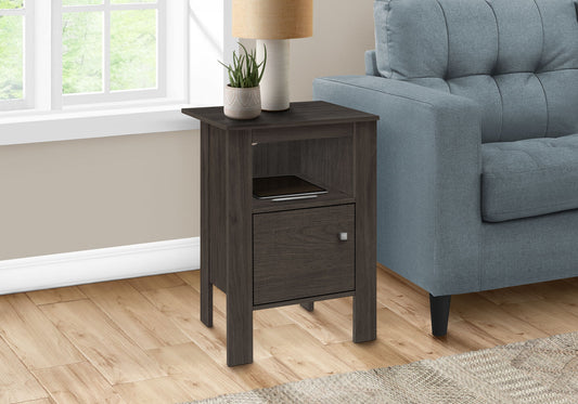 Accent Nightstand Side Table, Storage, Transitional - Oak - The Sleep Loft - Online Mattress Showroom NYC