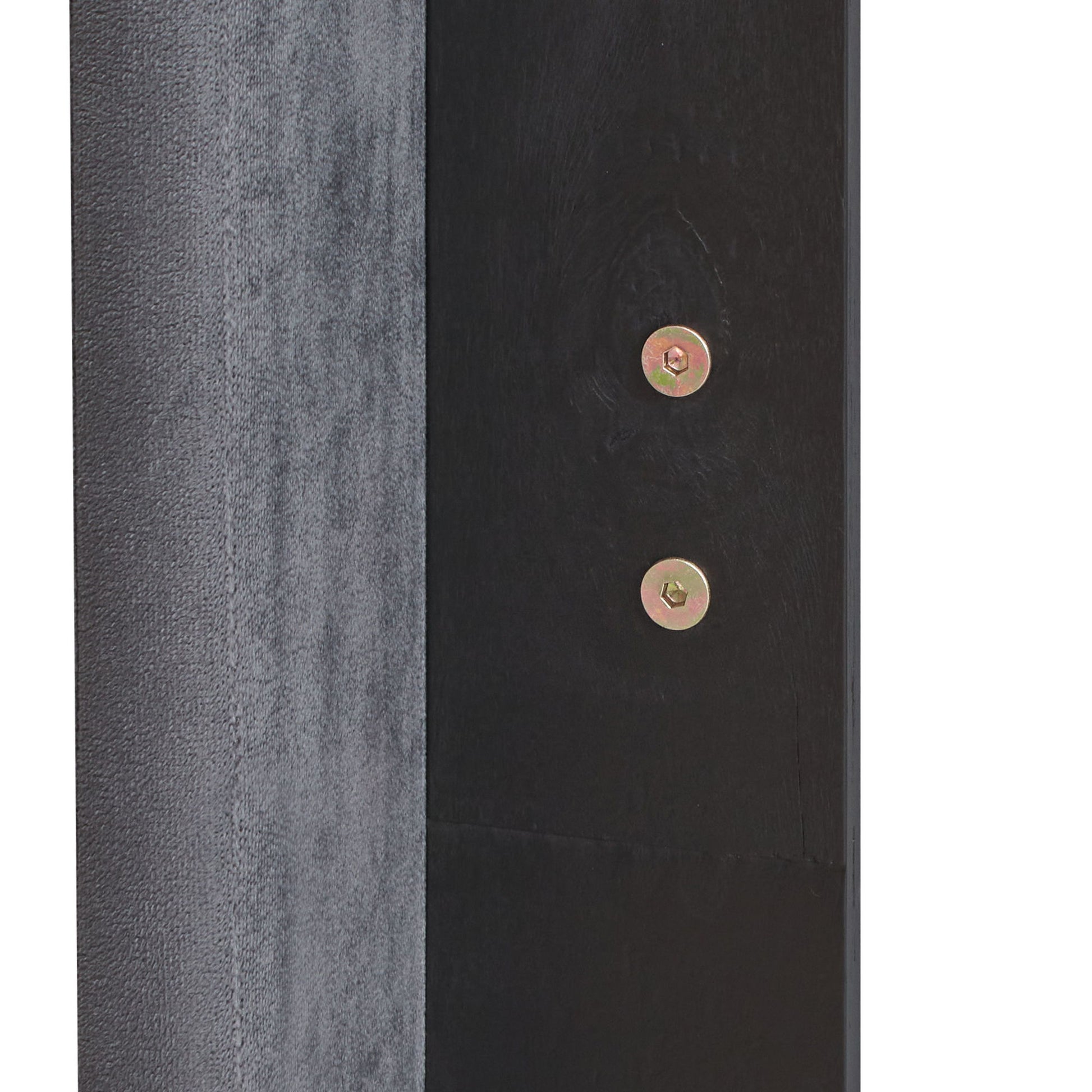 Velvet Button Tufted-Upholstered Bed With Wings Design Strong Wood Slat Support Queen Platform Bed - Gray - The Sleep Loft - Online Mattress Showroom NYC