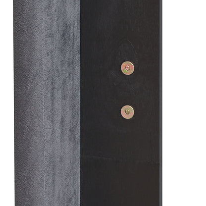 Velvet Button Tufted-Upholstered Bed With Wings Design Strong Wood Slat Support Queen Platform Bed - Gray - The Sleep Loft - Online Mattress Showroom NYC