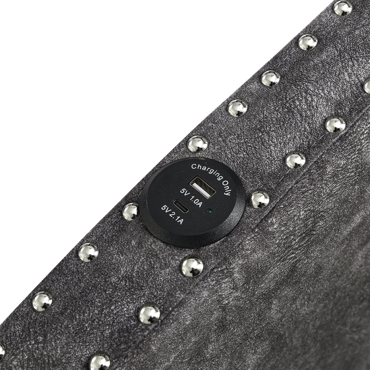 Upholstered Daybed With USB Charging & Pull Out Bed - The Sleep Loft - Online Mattress Showroom NYC