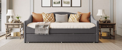 Design Upholstered Daybed With Light And Trundle - The Sleep Loft - Online Mattress Showroom NYC