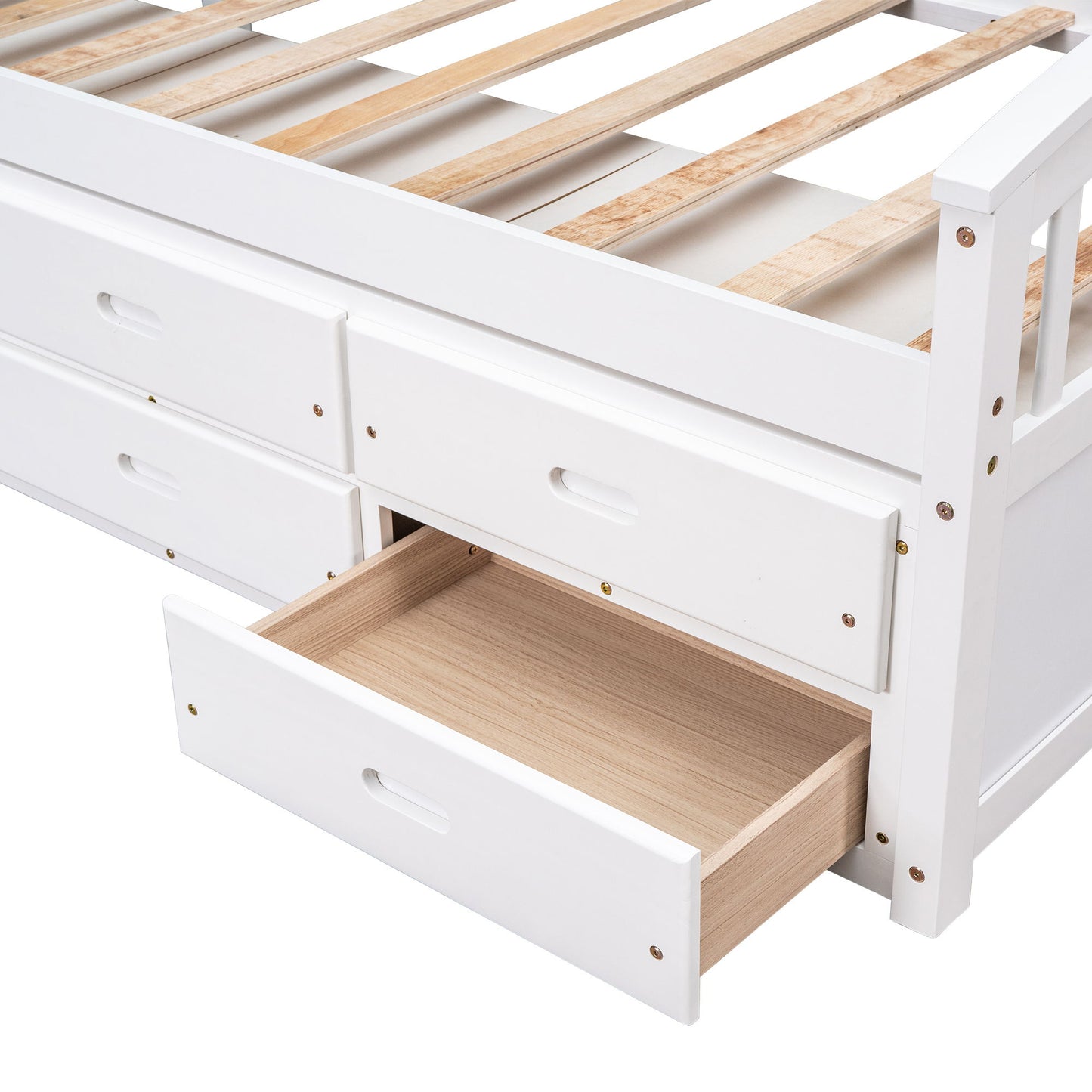 Platform Storage Bed Solid Wood Bed With 6 Drawers - The Sleep Loft - Online Mattress Showroom NYC