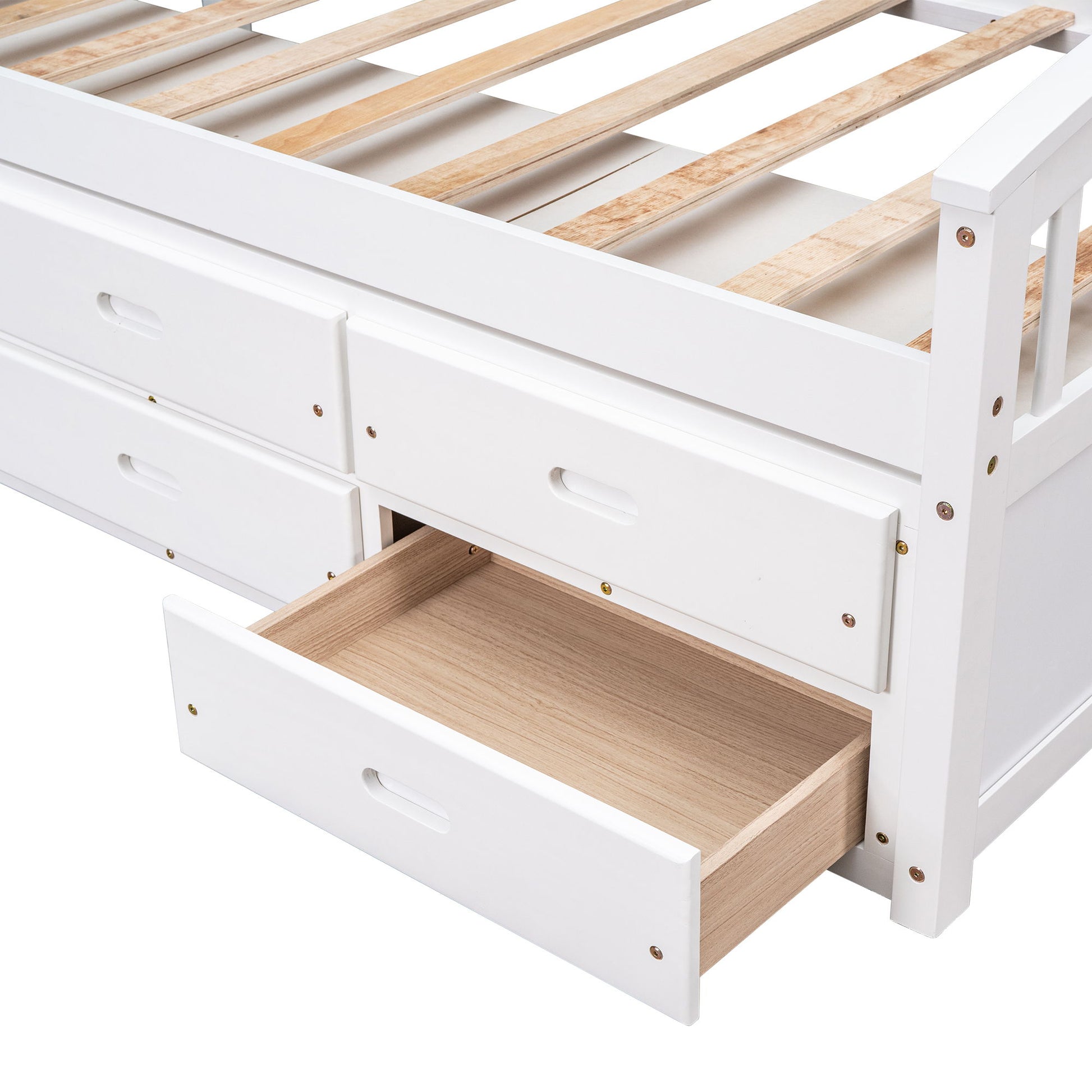 Platform Storage Bed Solid Wood Bed With 6 Drawers - The Sleep Loft - Online Mattress Showroom NYC