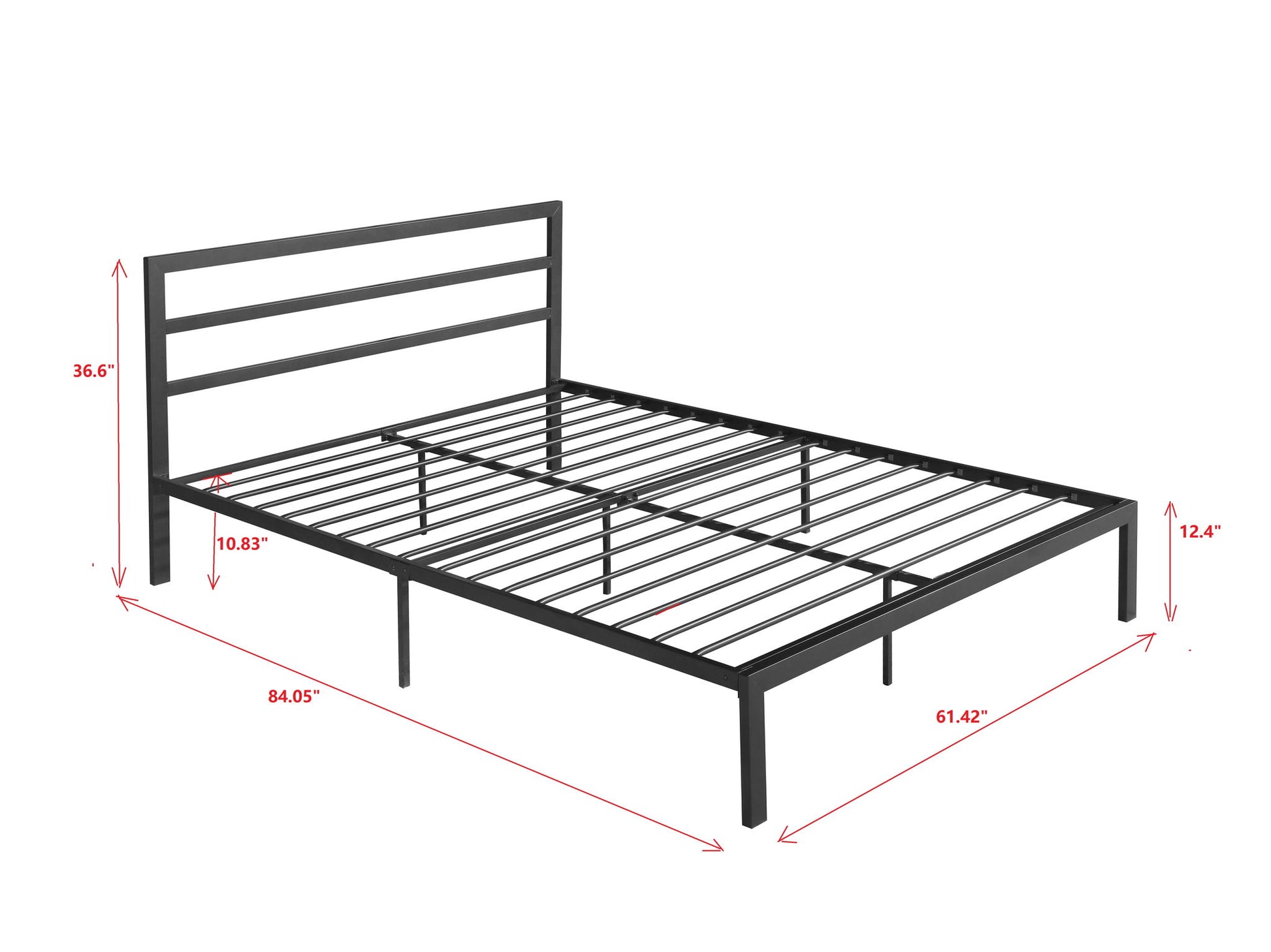 Metal Bed Frame With Headboard - The Sleep Loft - Online Mattress Showroom NYC