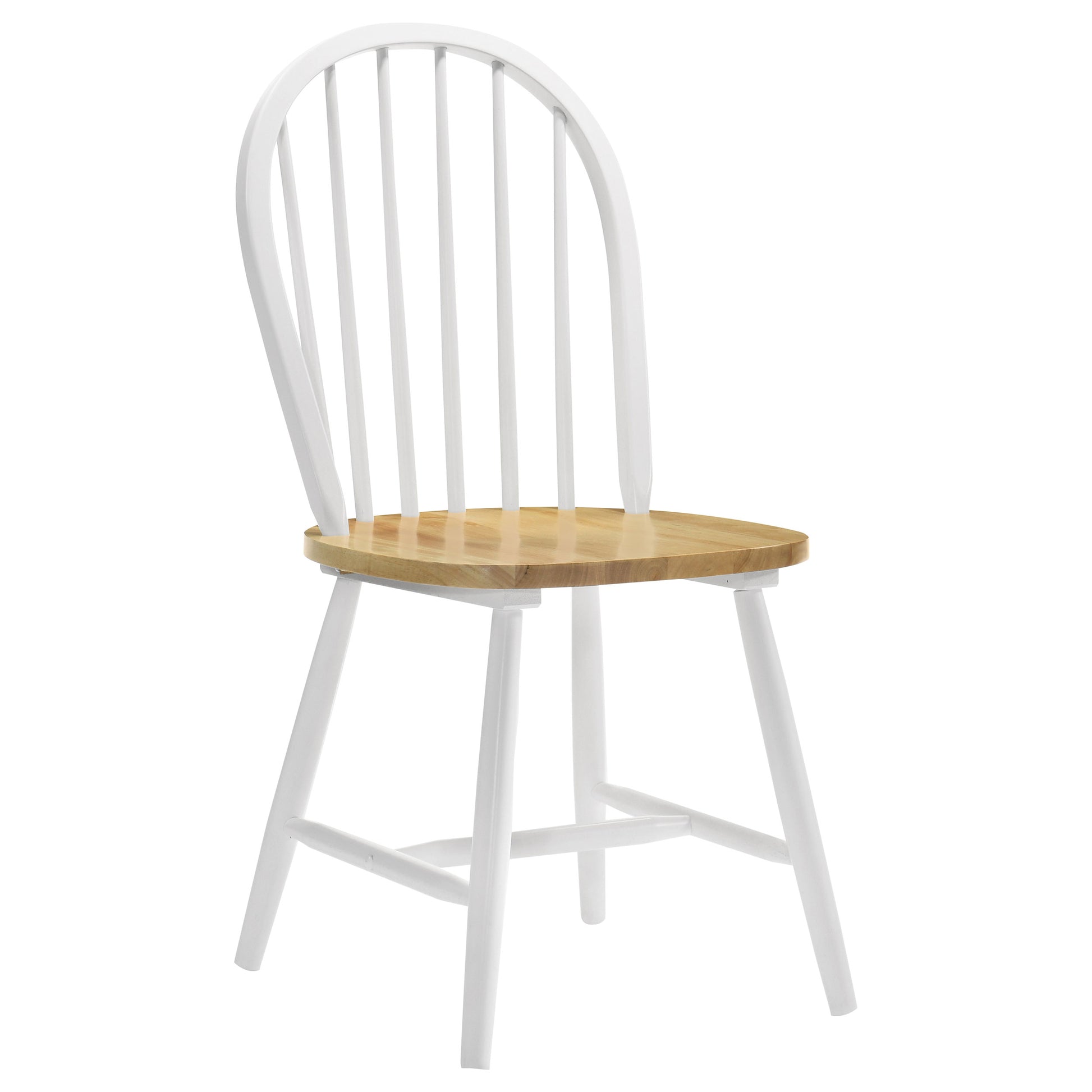 Allison 5-piece Round Drop Leaf Dining Table Set White