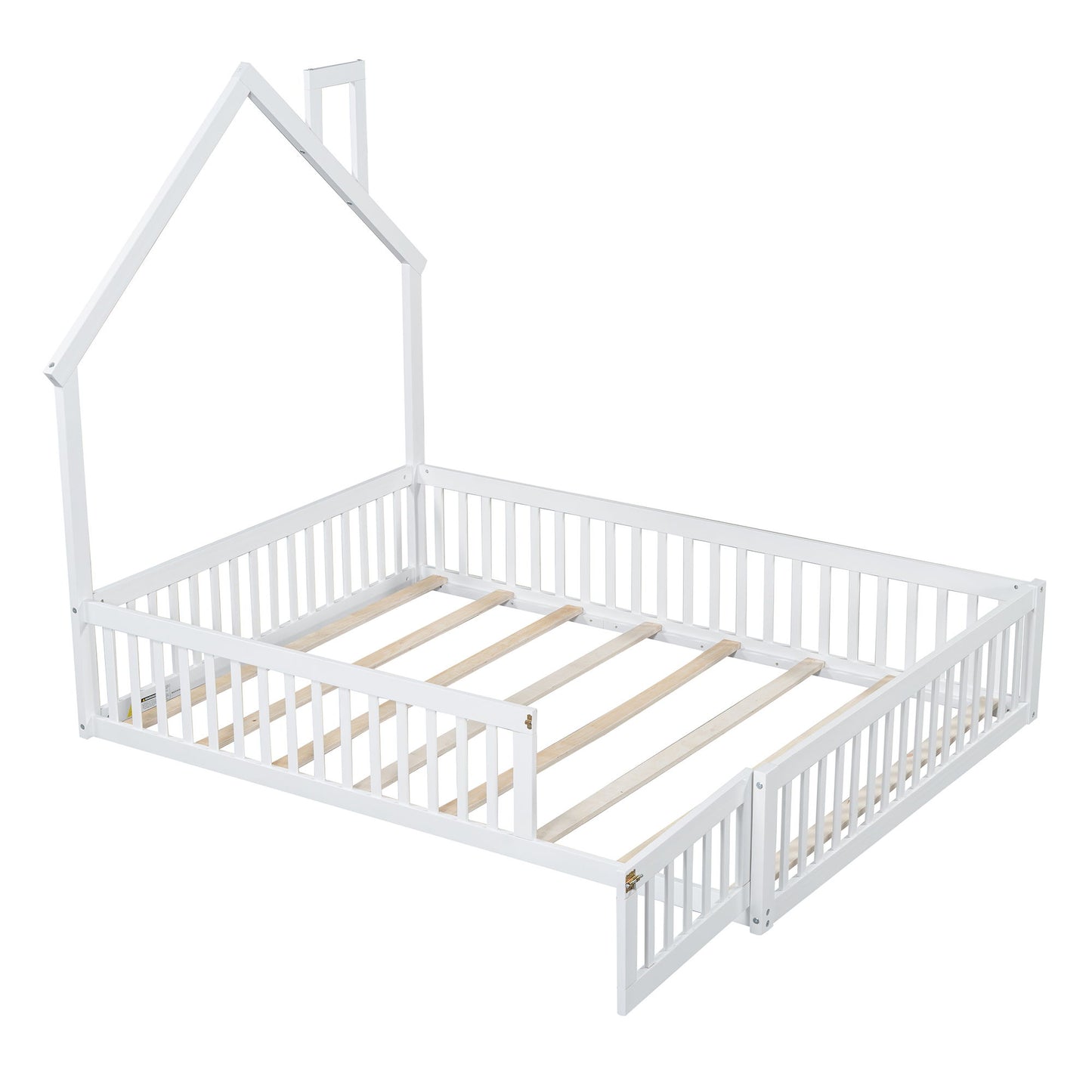 House Platform Bed With Guardrail - The Sleep Loft - Online Mattress Showroom NYC