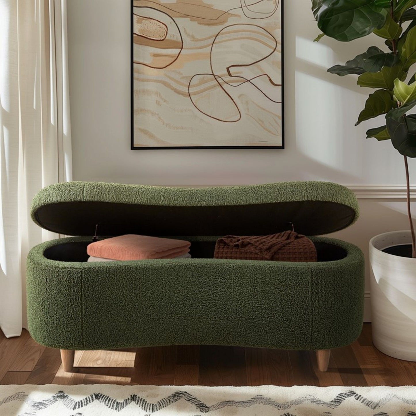 Flip Top Storage Bench - The Sleep Loft - Online Mattress Showroom NYC
