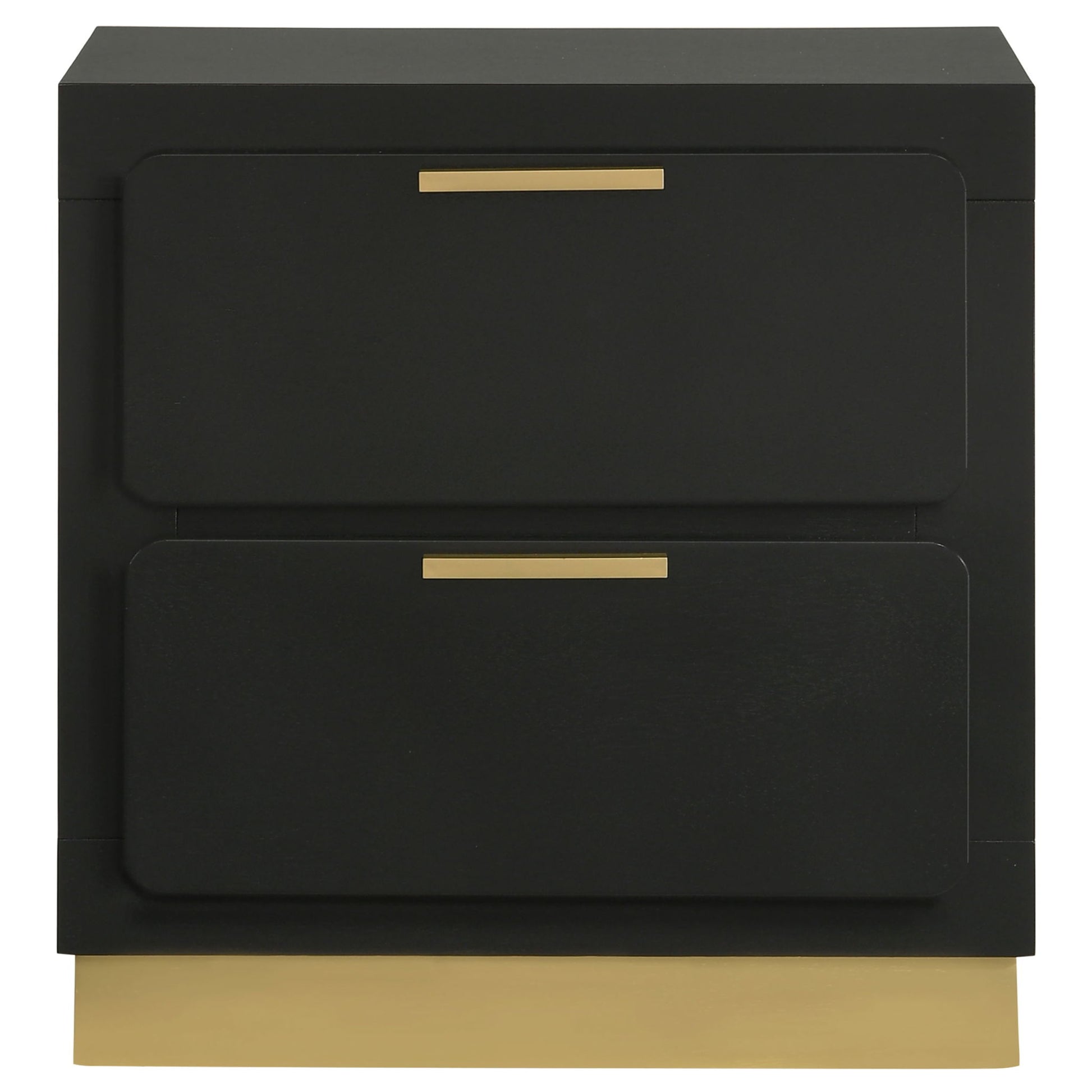 Modern Luxury Nightstand With 2 Drawer Storage - The Sleep Loft - Online Mattress Showroom NYC