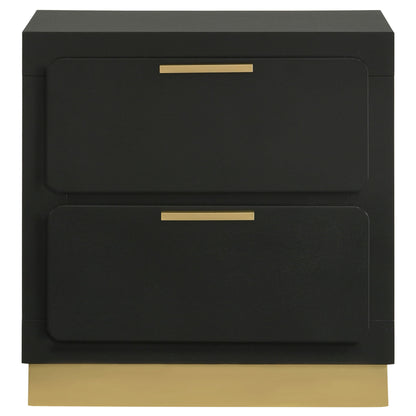 Modern Luxury Nightstand With 2 Drawer Storage - The Sleep Loft - Online Mattress Showroom NYC
