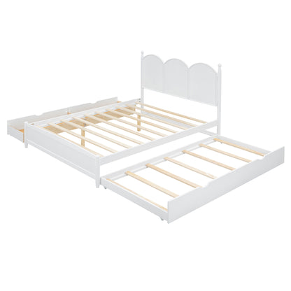Platform Bed With With 2 Big Drawers And Trundle - The Sleep Loft - Online Mattress Showroom NYC