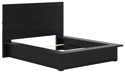 Londer - Queen Panel Bed - Black - The Sleep Loft - Online Mattress Showroom NYC