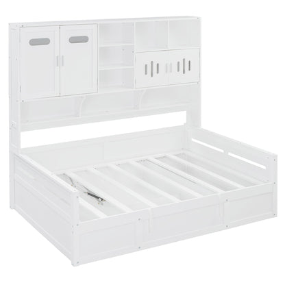 Daybed With All-In-One Cabinet And Shelf - The Sleep Loft - Online Mattress Showroom NYC