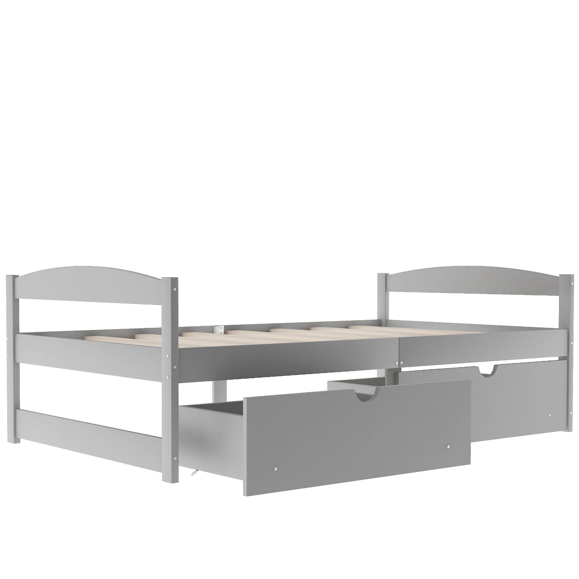 Platform Bed With 2 Drawers - The Sleep Loft - Online Mattress Showroom NYC