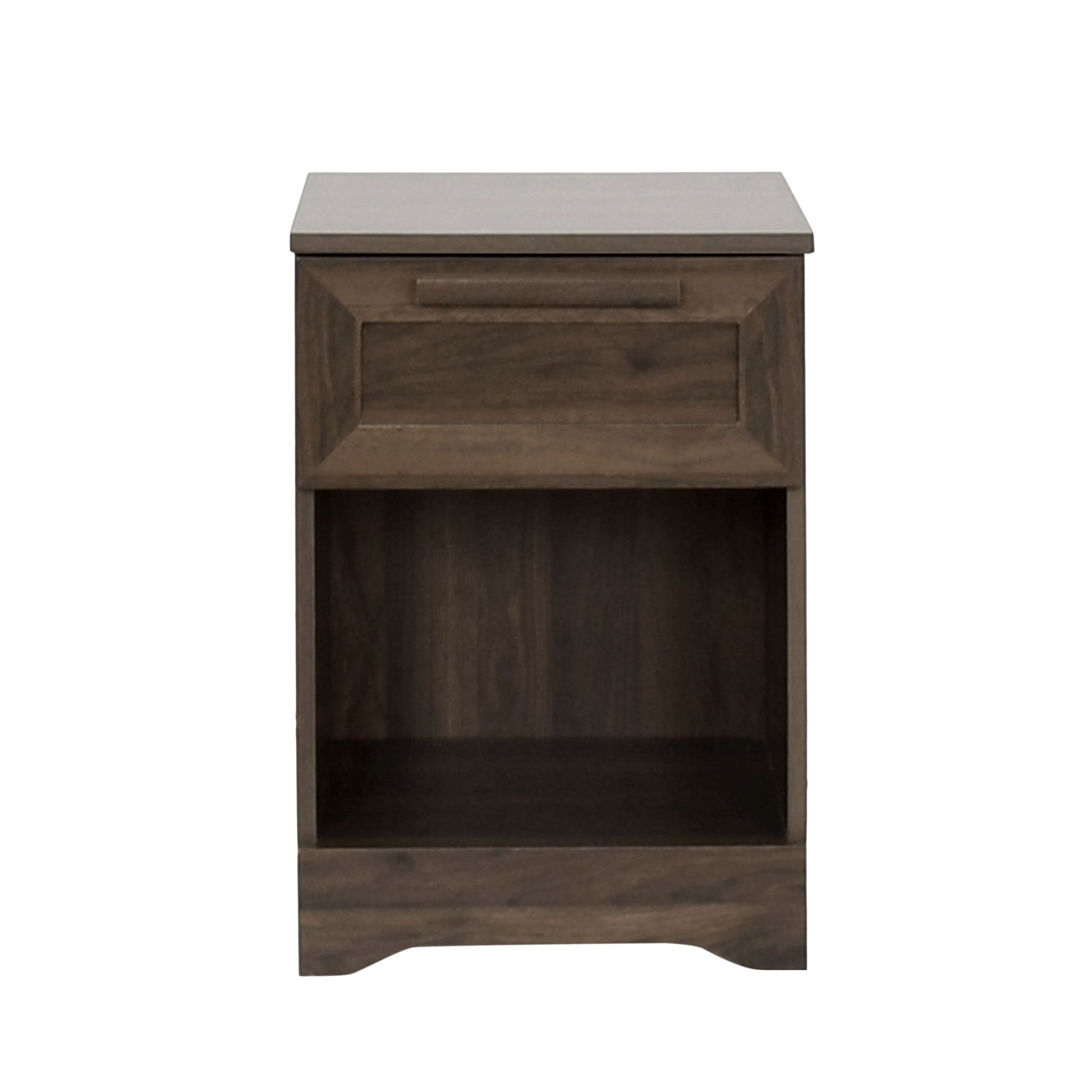 Broxon - Rustic Drawer Nightstand - The Sleep Loft - Online Mattress Showroom NYC