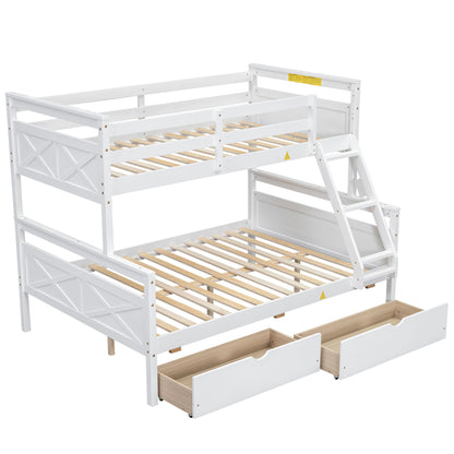 Bunk Bed With Ladder And Safety Guardrail - The Sleep Loft - Online Mattress Showroom NYC