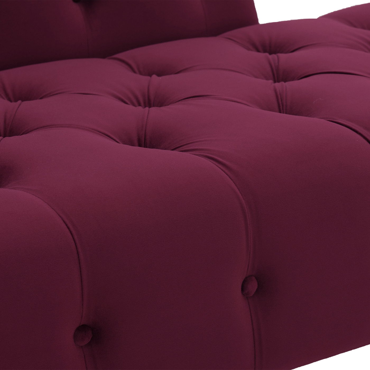 Samuel - Tufted Roll Arm Chaise Lounge - The Sleep Loft - Online Mattress Showroom NYC