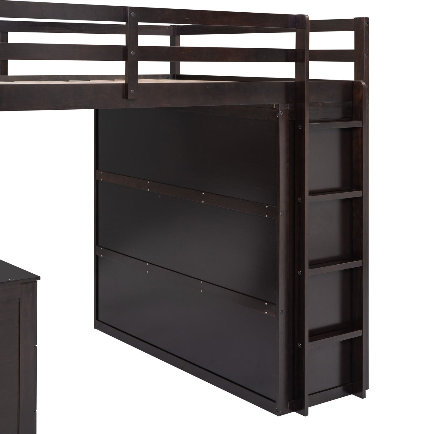Loft Bed With Drawers, Desk, And Wardrobe - The Sleep Loft - Online Mattress Showroom NYC