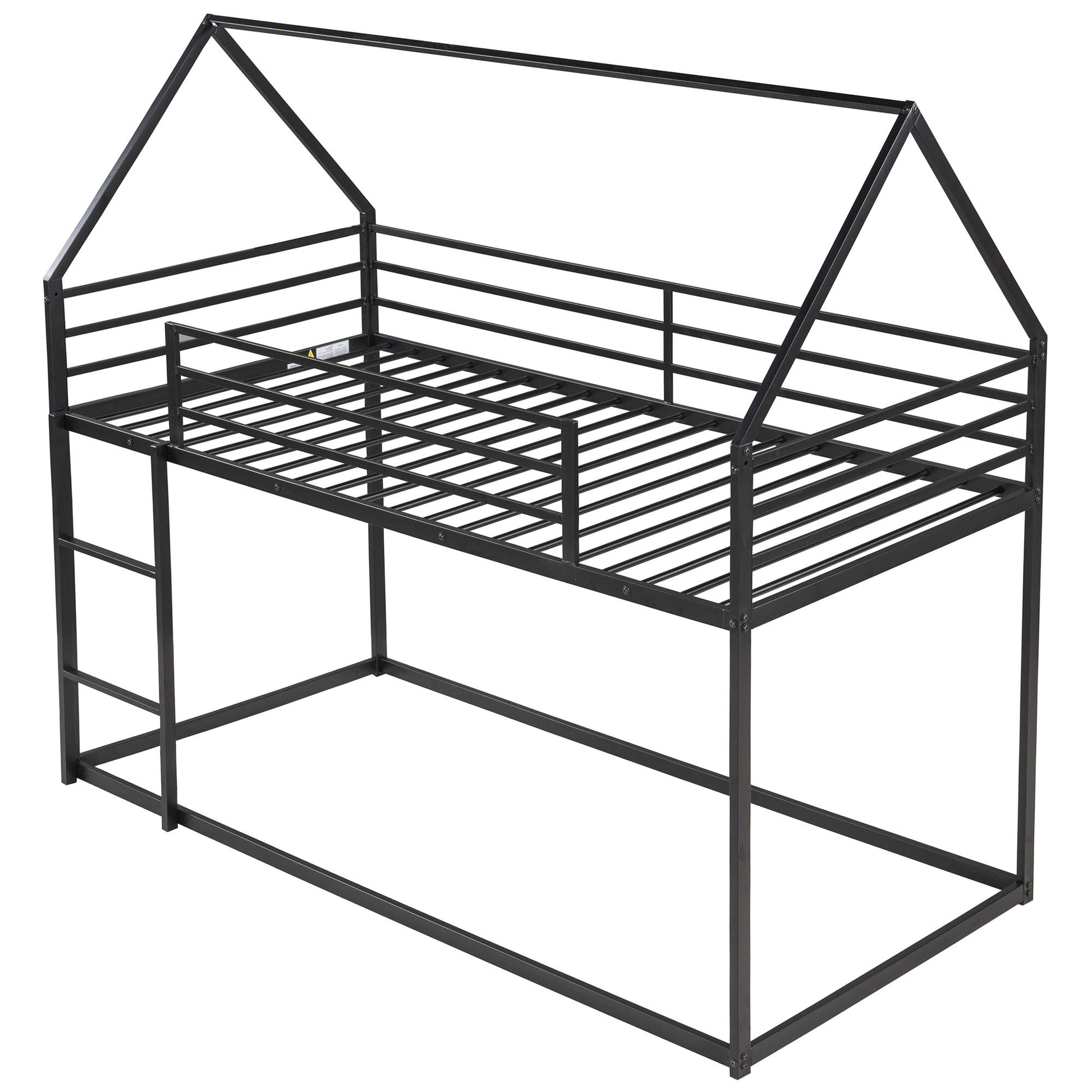 House Bunk Bed With Built In Ladder - The Sleep Loft - Online Mattress Showroom NYC
