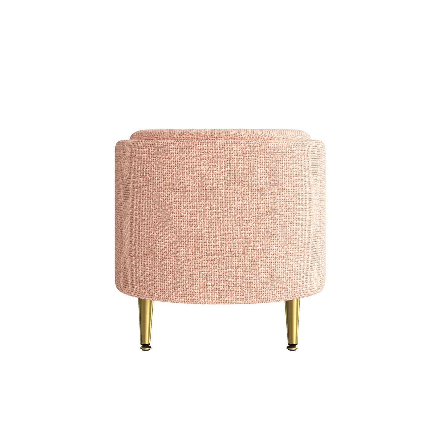 Modern Oval Storage Ottoman With Upholstery - The Sleep Loft - Online Mattress Showroom NYC